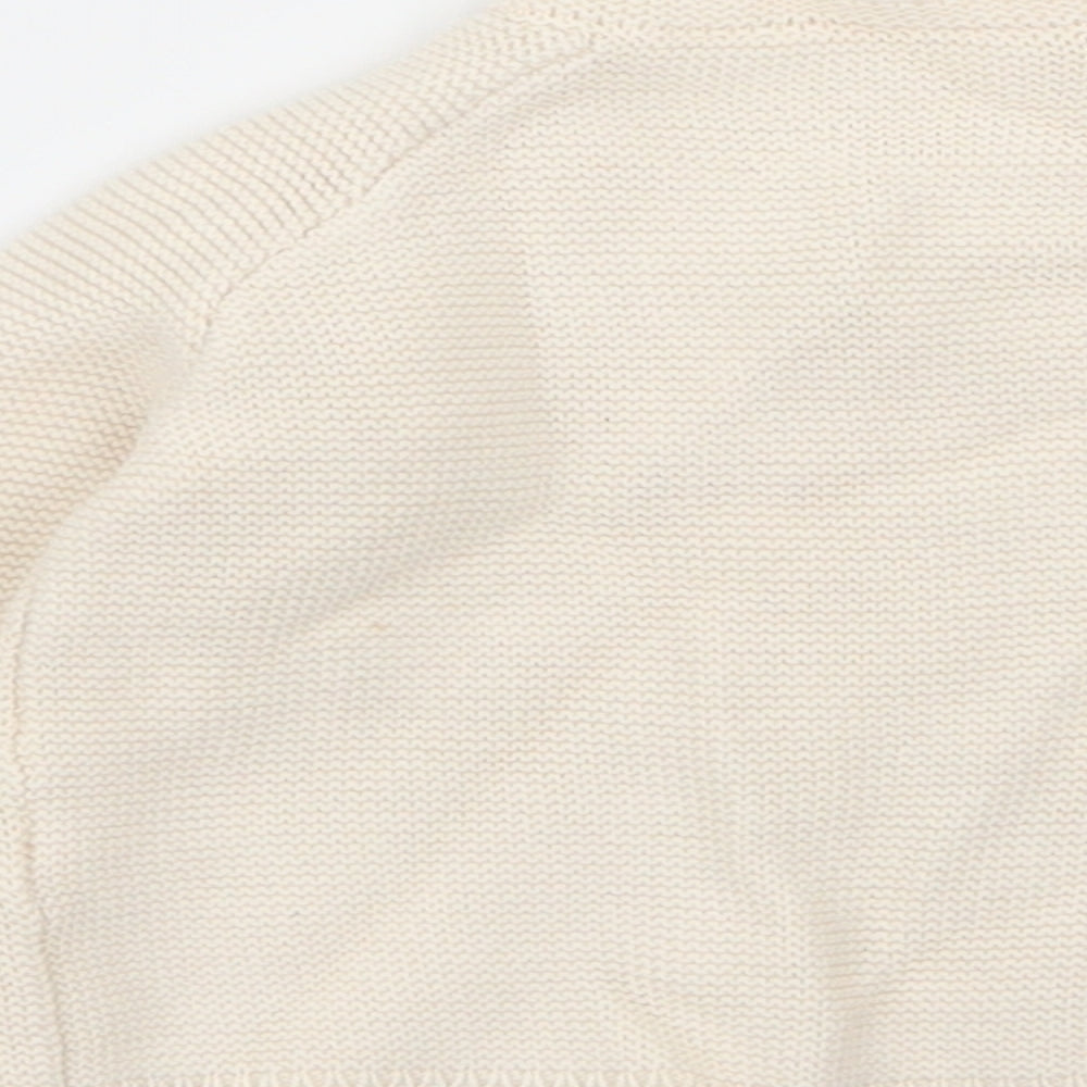 Asda George Girls Beige Cardigan Jumper Size 3-6 Months