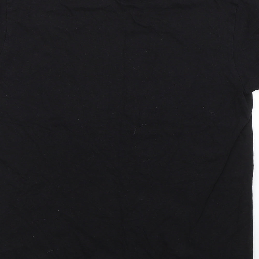 PRETTYLITTLETHING Womens Black Basic T-Shirt Size S