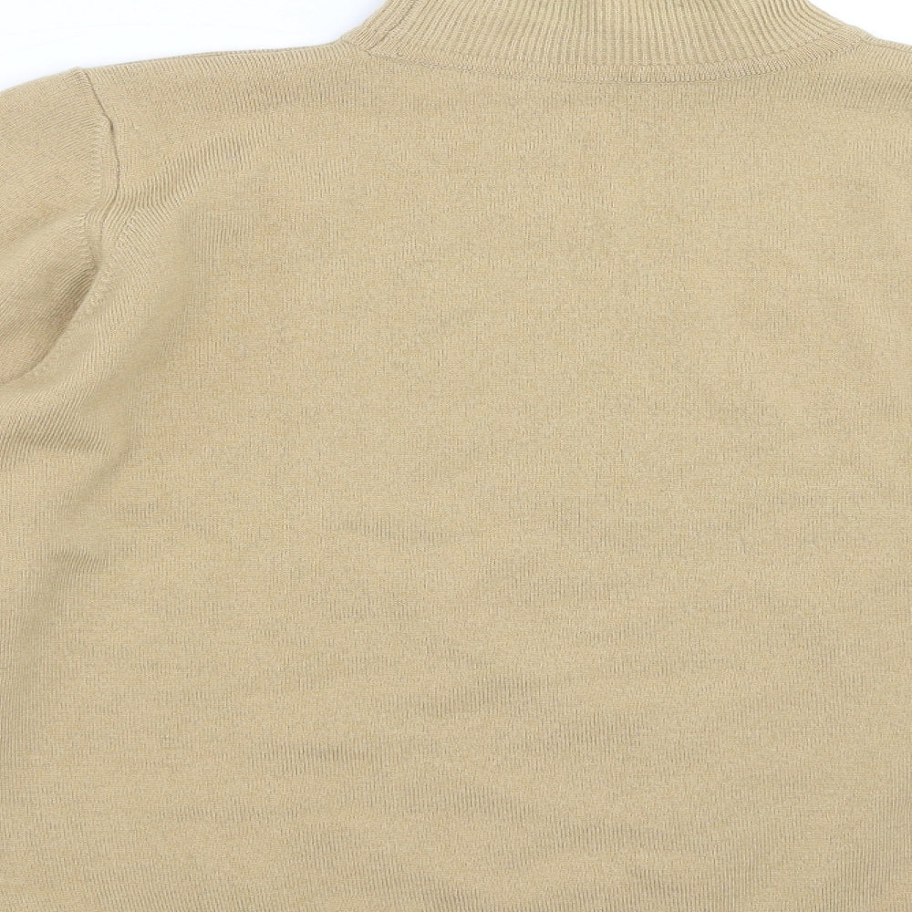 Marks and Spencer Womens Beige Knit Pullover Size 16