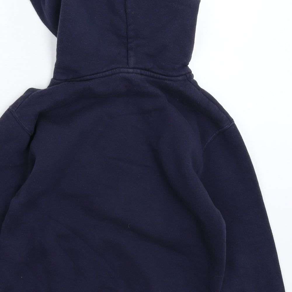 Fruit of the Loom Boys Blue Pullover Hoodie Size 7-8 Years
