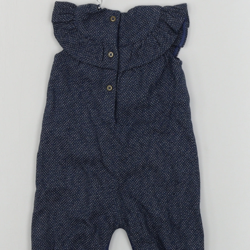 TU Boys Blue Babygrow One-Piece Size 0-3 Months