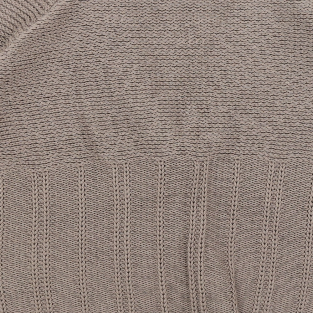 M&S Womens Brown Cardigan Jumper Size 14