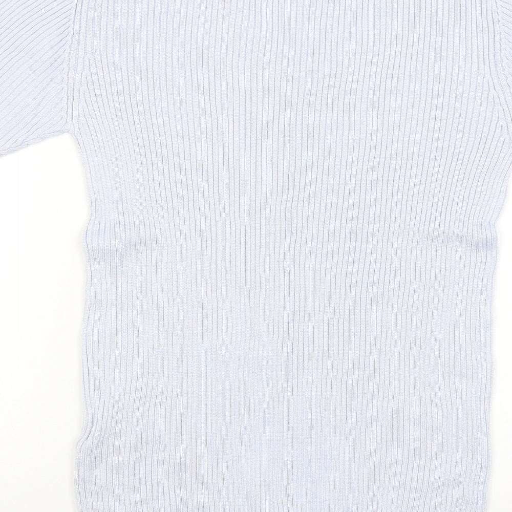 St Bernard Womens Blue Basic T-Shirt Size 12