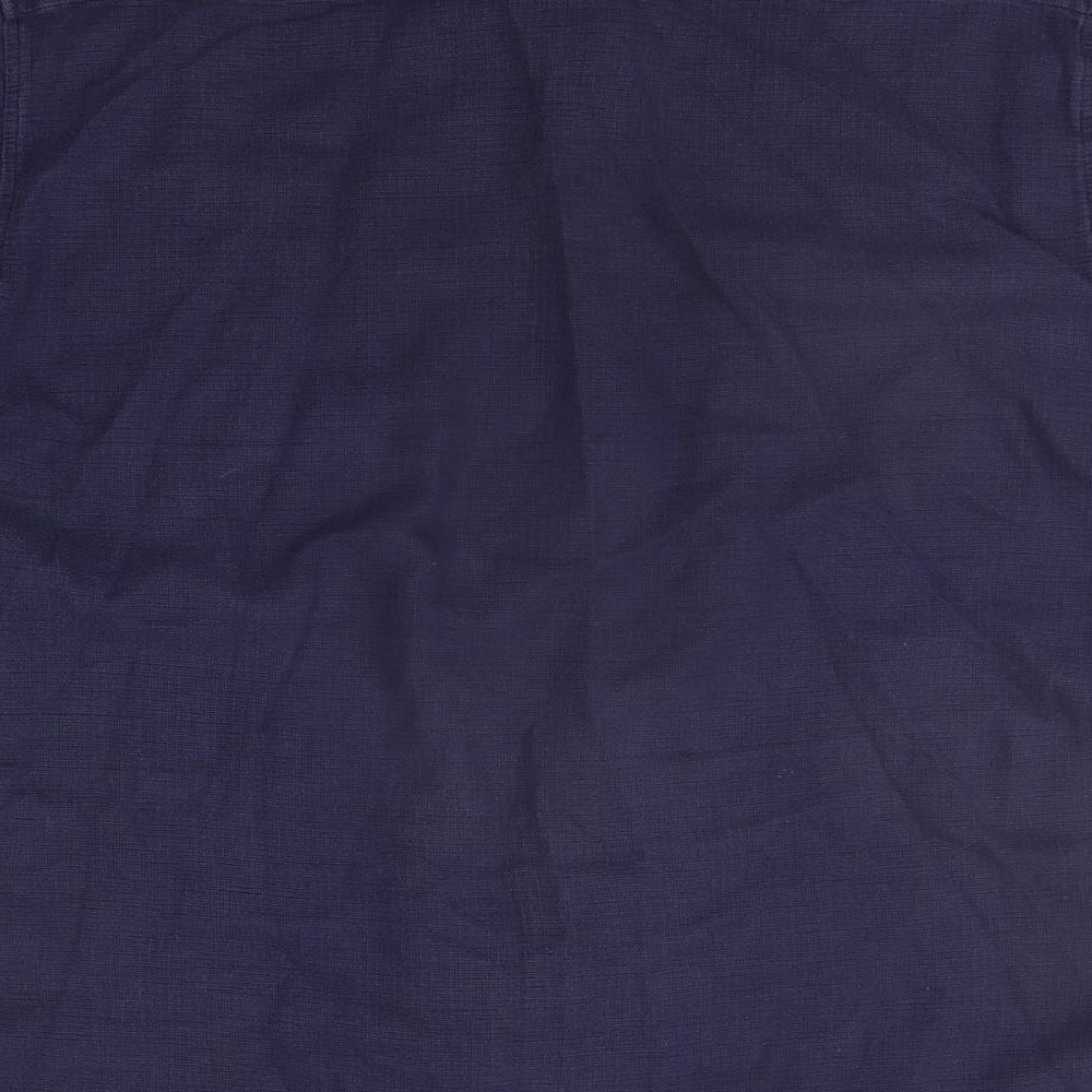 Full Circle Mens Blue Button-Up Size L