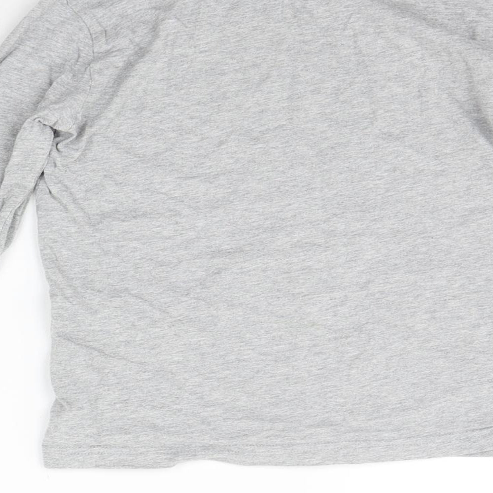 United Colours of Benetton Boys Grey Basic T-Shirt Size M