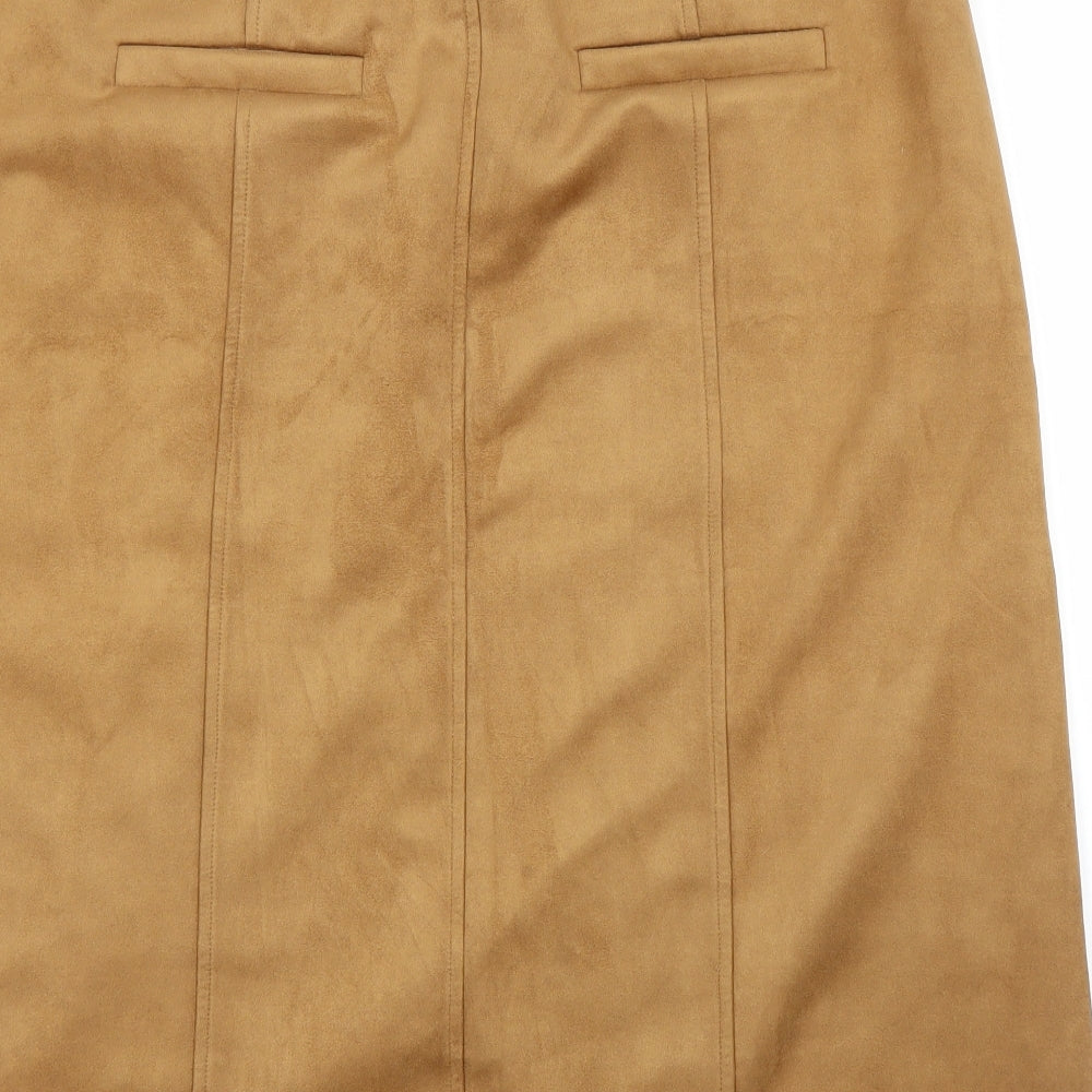 Monsoon Womens Beige A-Line Skirt Size 20