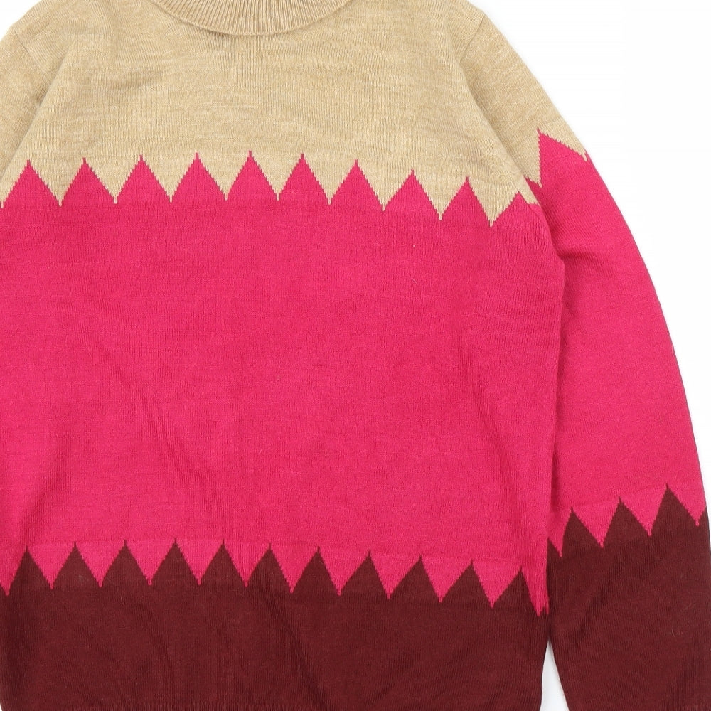 M&S Womens Pink Pullover Jumper Size 8