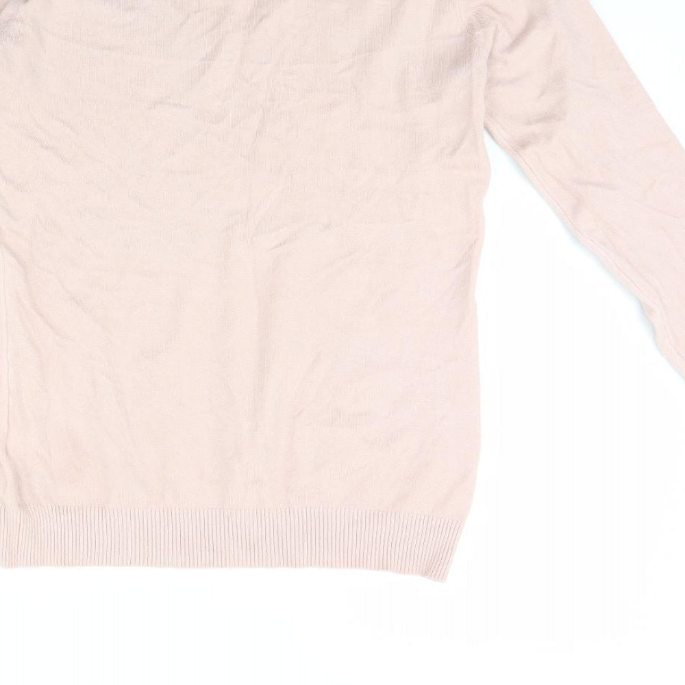 Damod Womens Pink Pullover Jumper Size L
