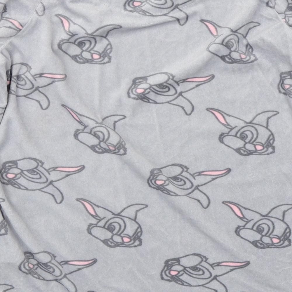 Primark Womens Grey Solid Top Pyjama Top Size XS - disney