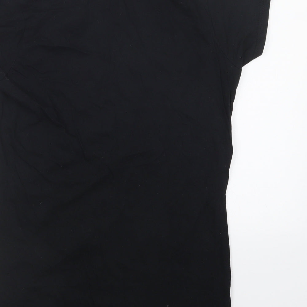 Gildan Womens Black Basic T-Shirt Size M