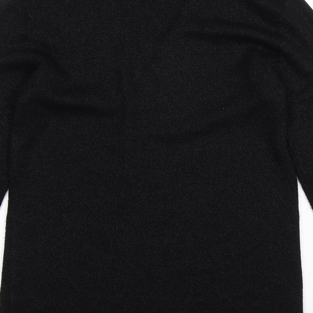 Berkertex Womens Black Cardigan Jumper Size 10