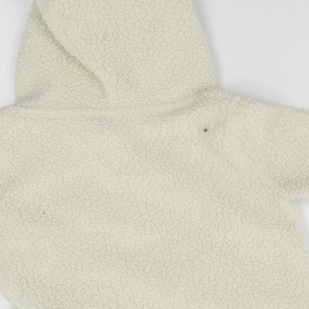 Gap Girls White Pullover Hoodie Size 5 Years