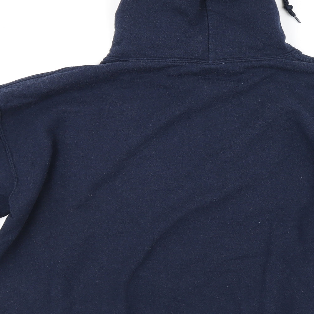 Gildan Boys Blue Pullover Hoodie Size M