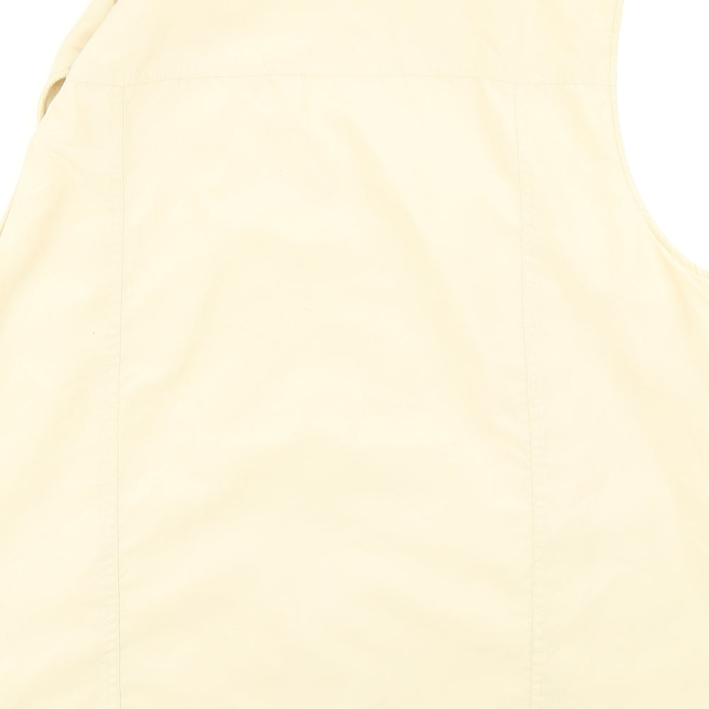 Bonmarché Womens Beige Gilet Coat Size L