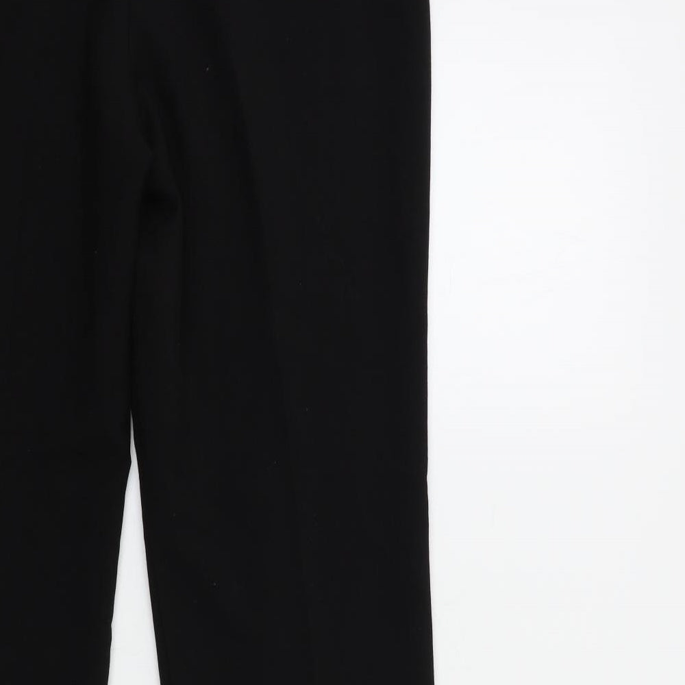 Classic Womens Black Trousers Size 12 L28 in