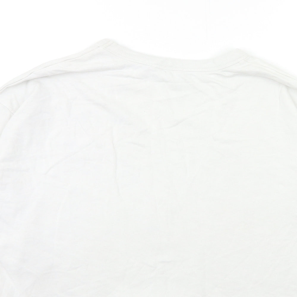 TU Womens White Pullover Sweatshirt Size 18