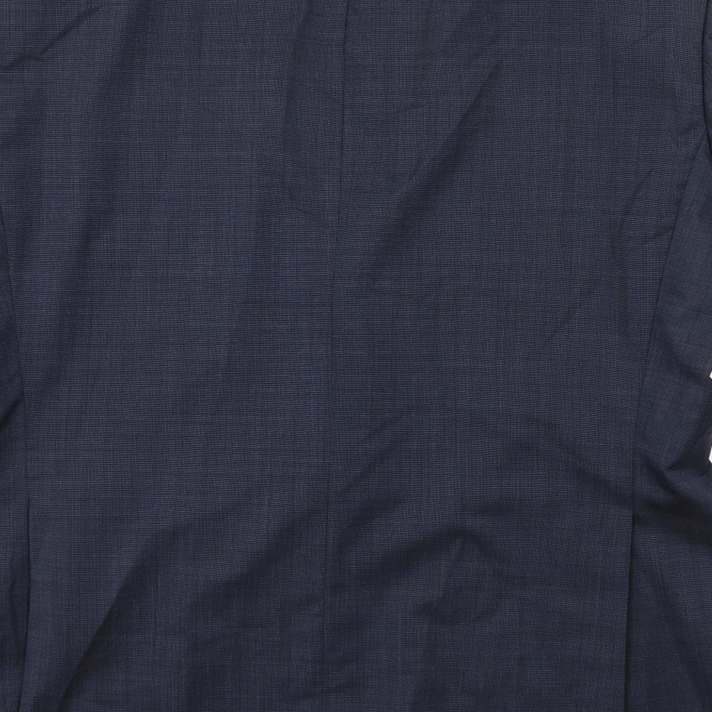 Baumer Mens Blue Jacket Suit Jacket Size 42