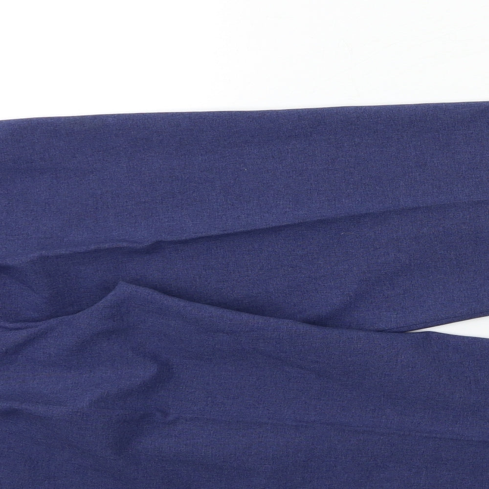 Classic Womens Blue Trousers Size 12 L28 in