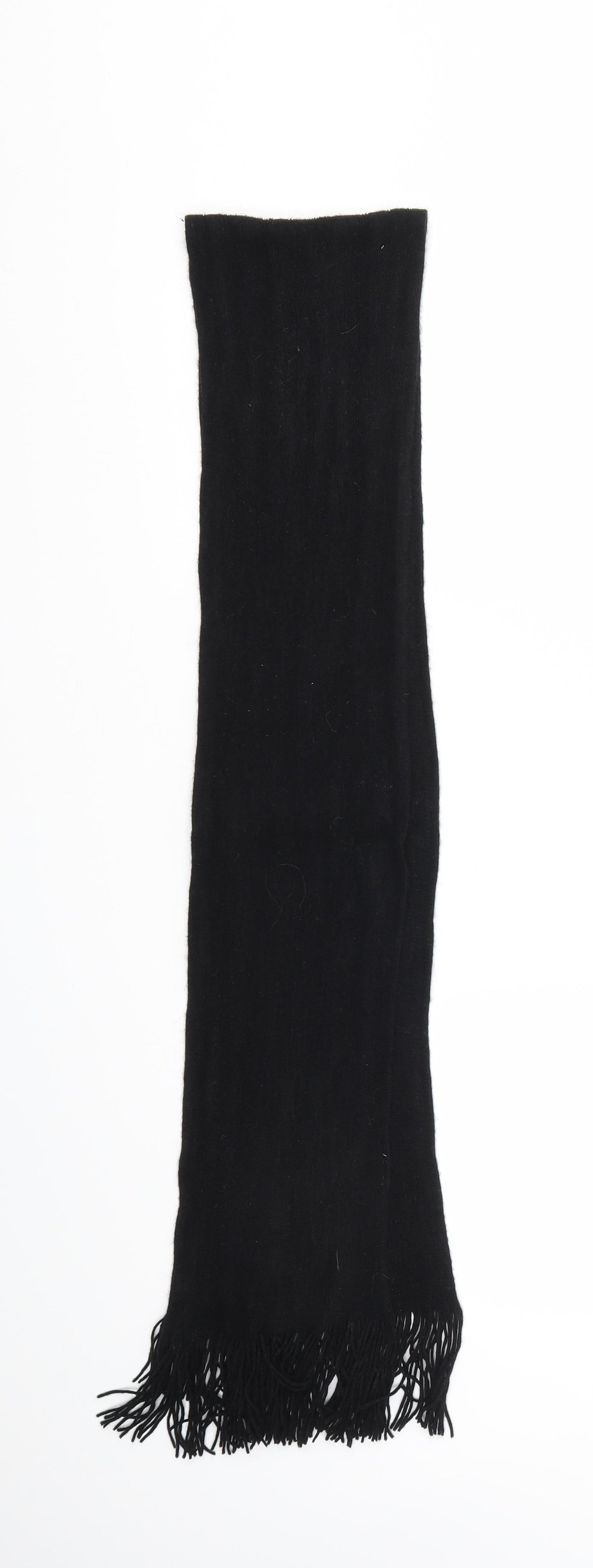 Preworn Unisex Black Scarf