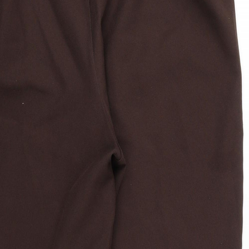 BM Womens Brown Trousers Size 16 L25 in