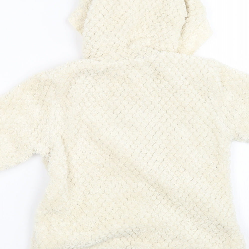 Chlo� Girls White Basic Jacket Jacket Size 8 Years