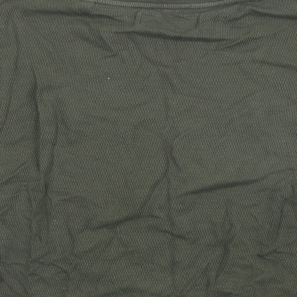 NEXT Boys Green Knit Pullover Sweatshirt Size 7 Years