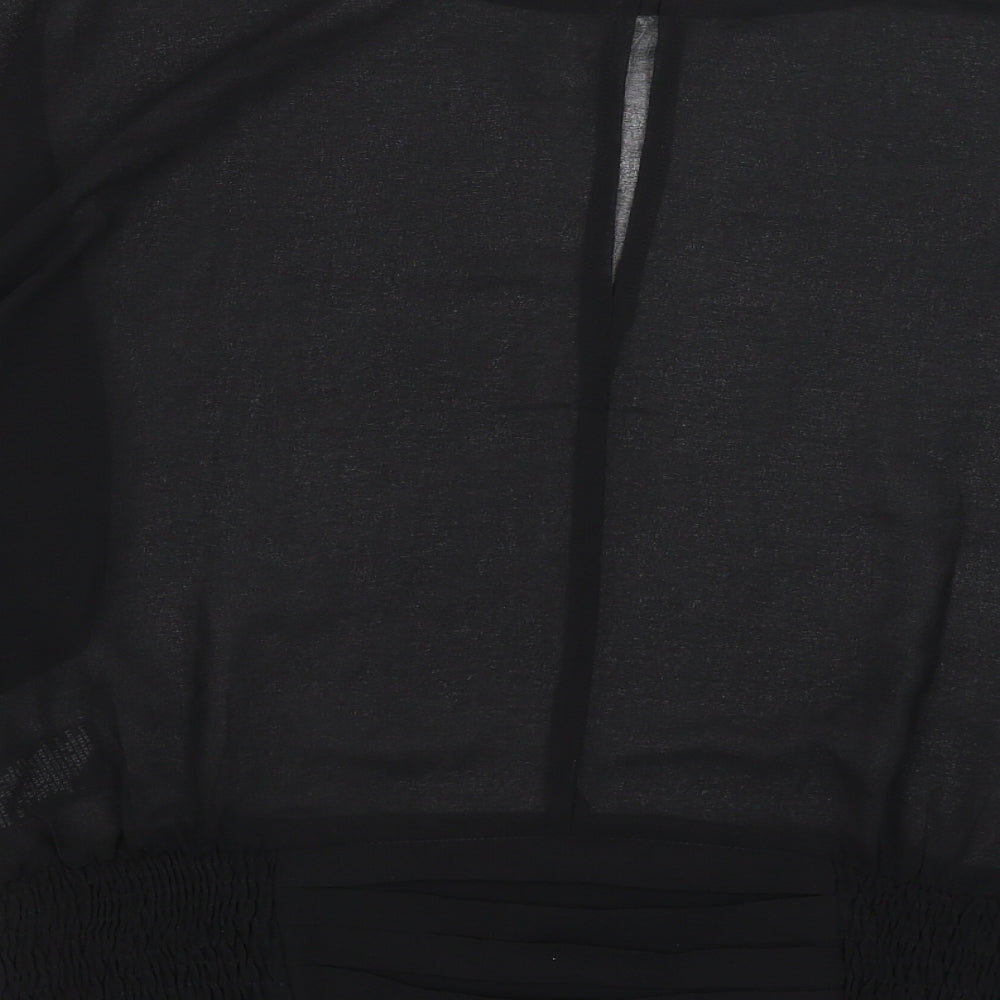 Dashka Surya Womens Black Basic Blouse Size M