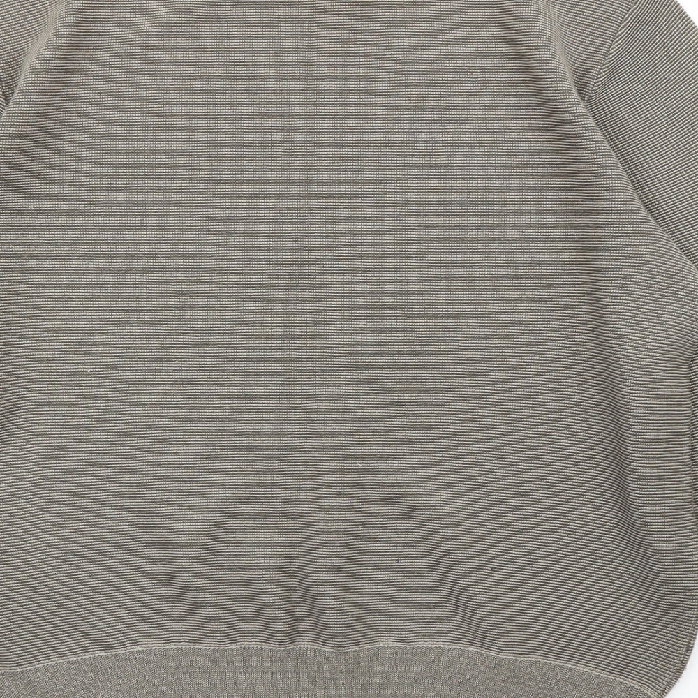 M&S Mens Brown Pullover Jumper Size M