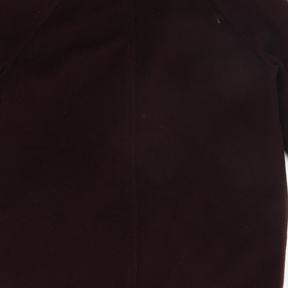 DAVID BARRY Womens Purple Jacket Coat Size 12