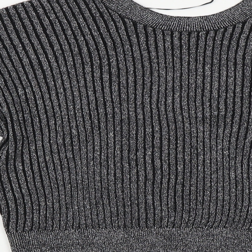 Topshop Womens Grey Pullover Jumper Size 6