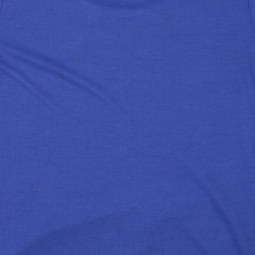 BM Womens Blue Basic T-Shirt Size M