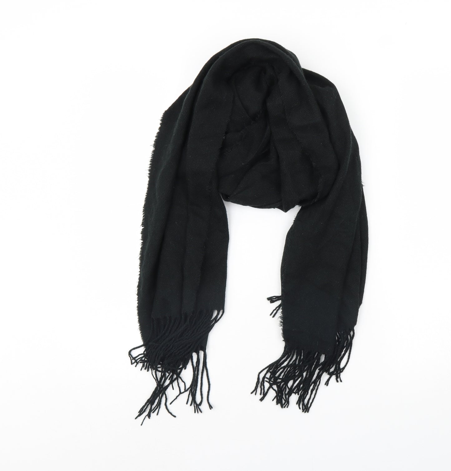 Preworn Womens Black Scarf