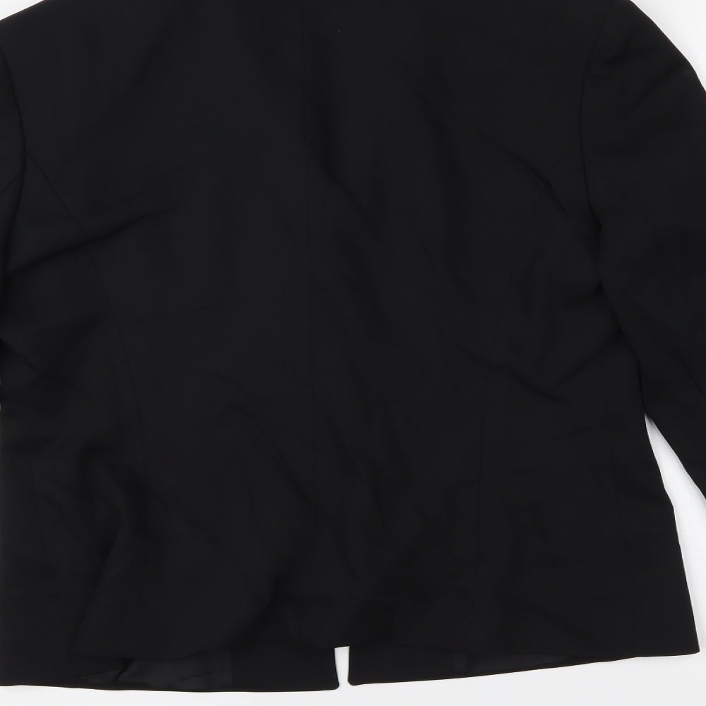 ekol Womens Black Jacket Blazer Size 42