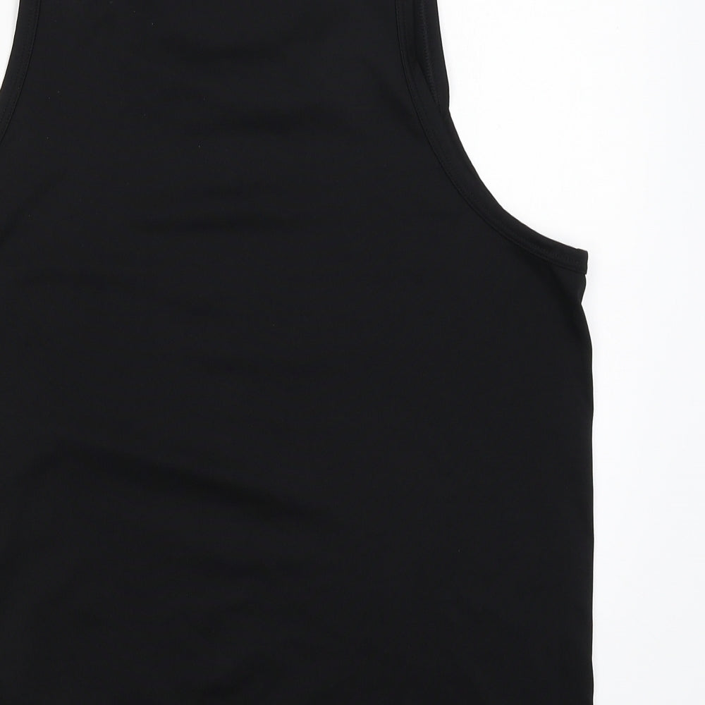 DOMYOS Womens Black Basic T-Shirt Size L