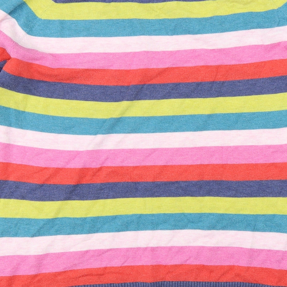 Heyton Womens Multicoloured Striped Pullover Jumper Size 16