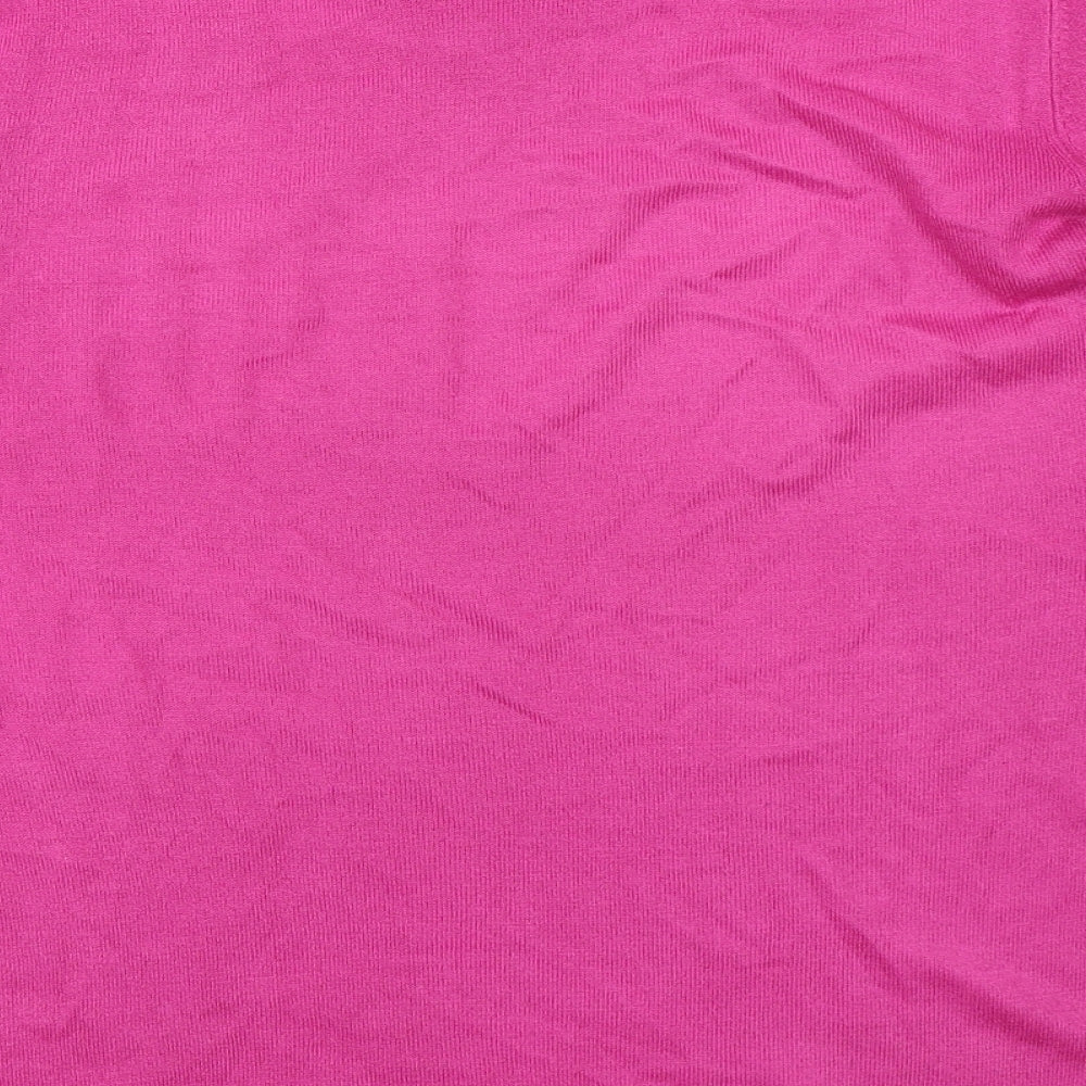Bonmarché Womens Pink Pullover Jumper Size 14