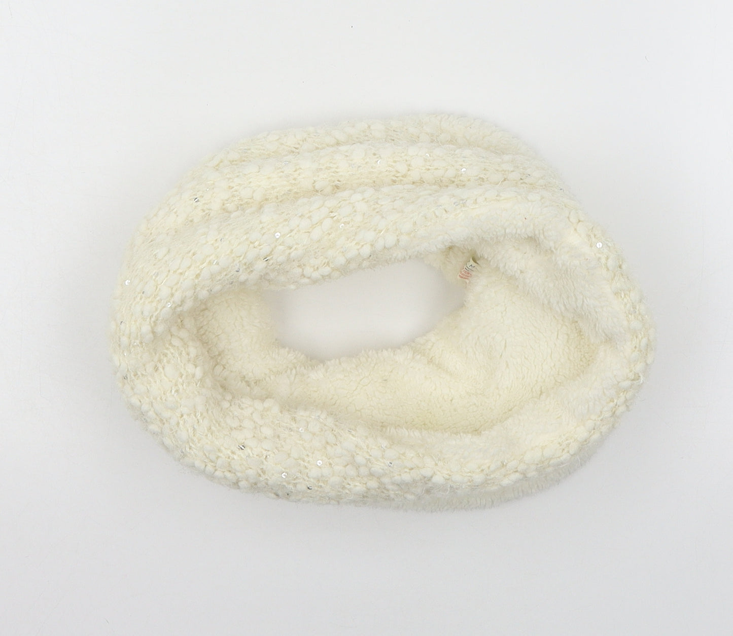 Atmosphere Womens Ivory Knit Scarf