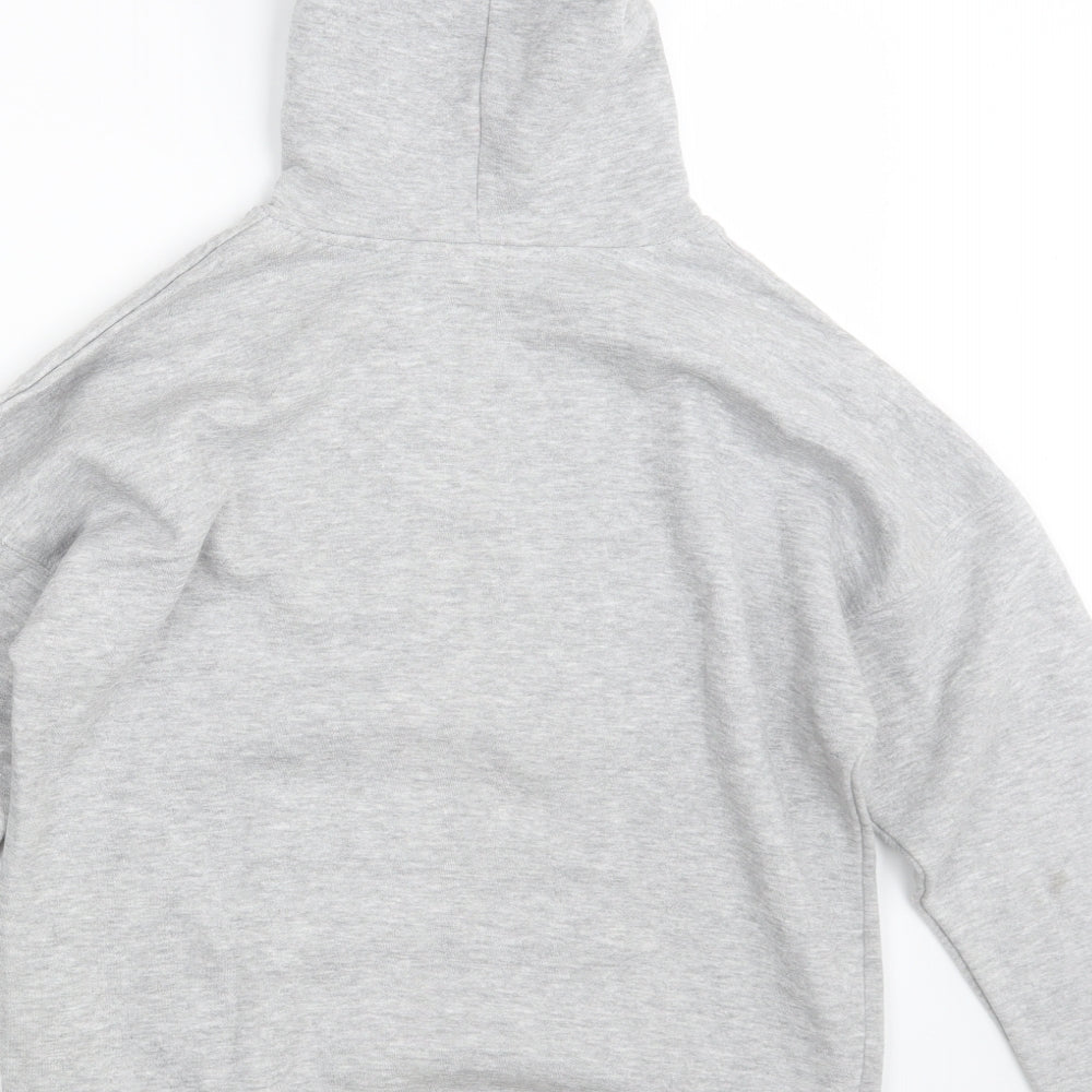 New Look Mens Grey Pullover Hoodie Size S