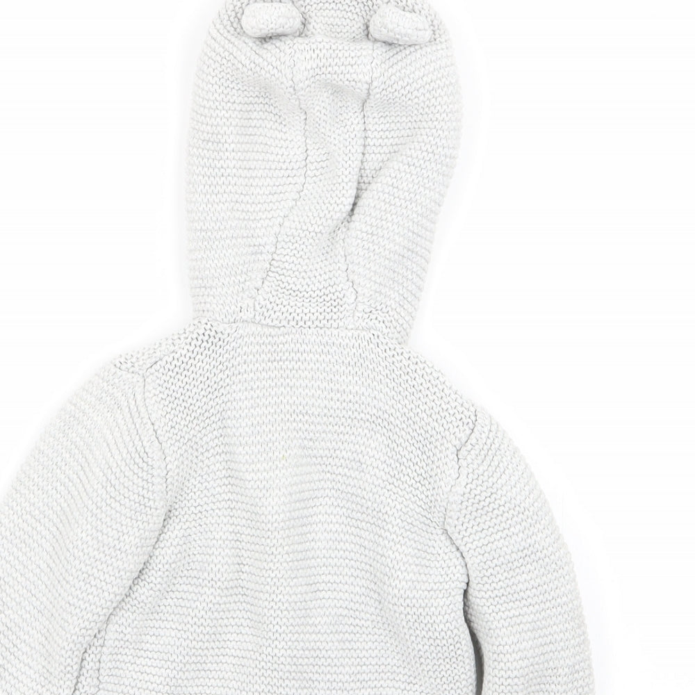 M&S Baby Grey Jacket Size 12-18 Months