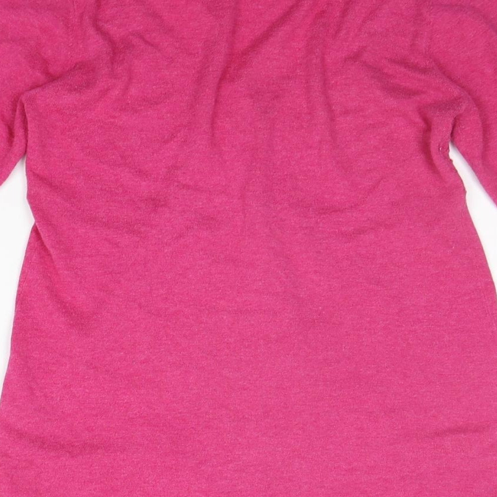 Crew Clothing Womens Pink Cardigan Jumper Size 10