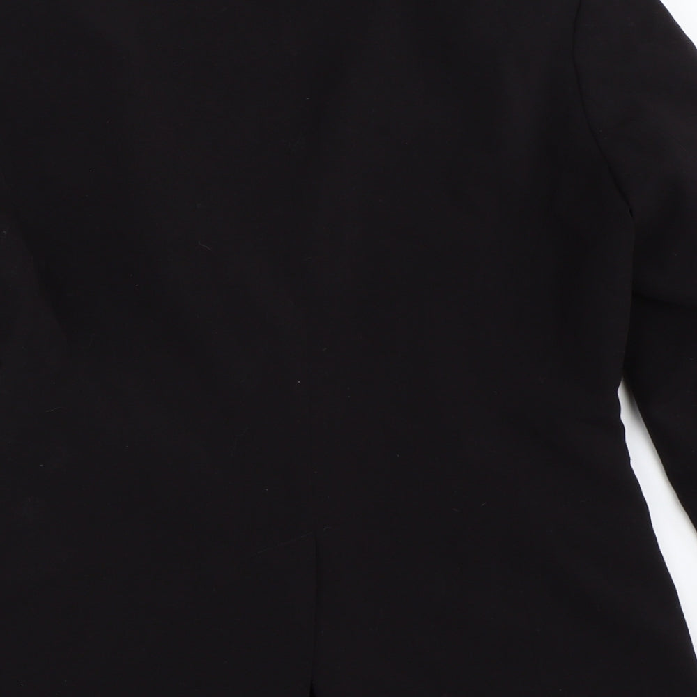 Union Boutique Womens Black Jacket Blazer Size 12