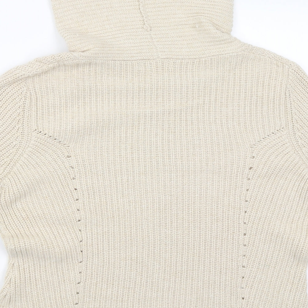 Monsoon Womens Beige Pullover Jumper Size L