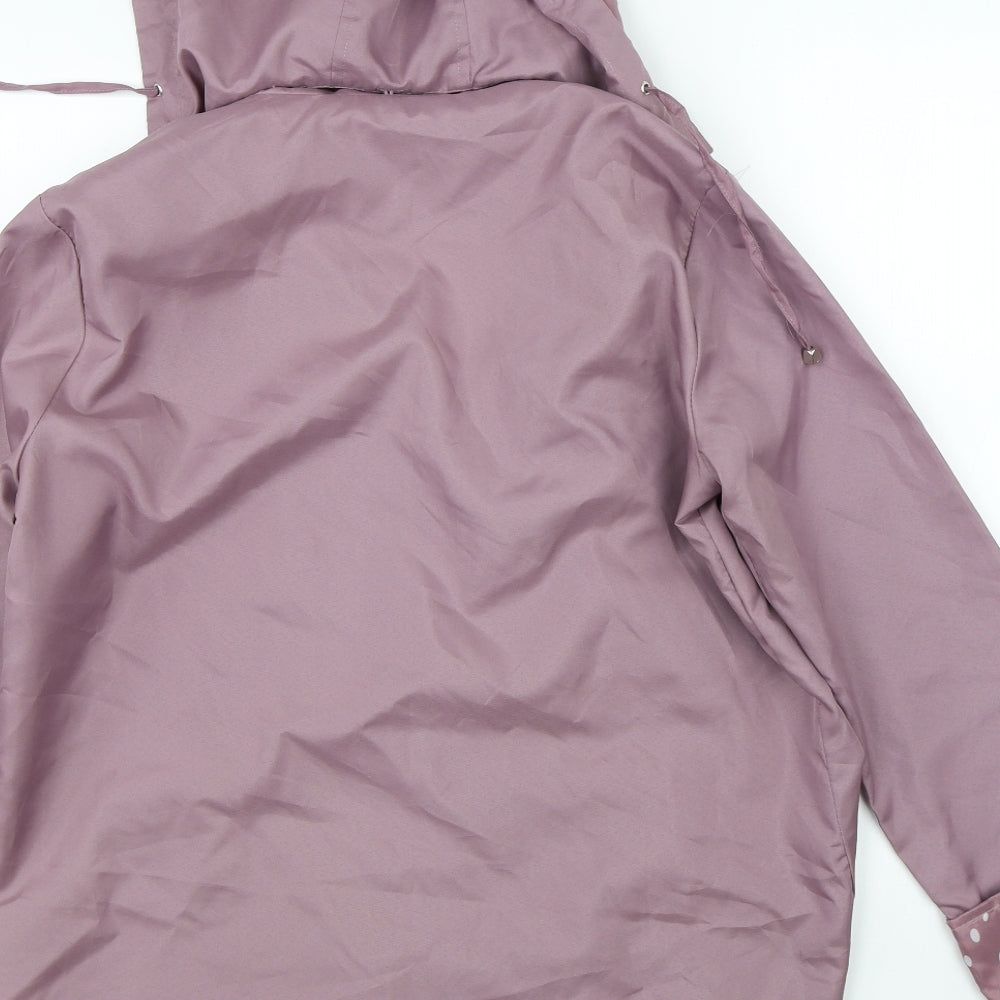 Anne De Lancay Womens Pink Jacket Coat Size S