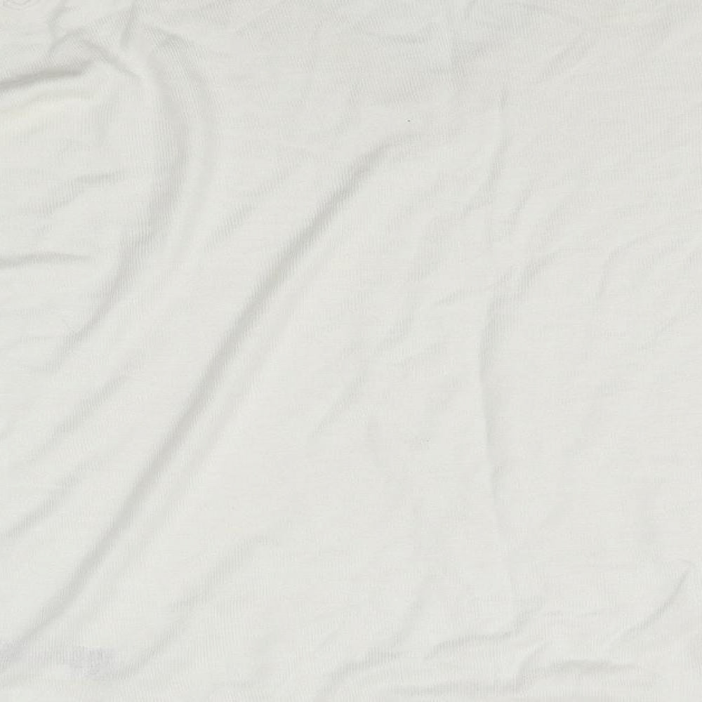 M&S Womens White Pullover Jumper Size S