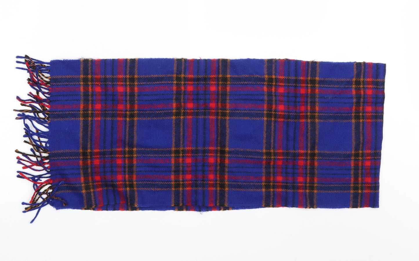 Preworn Unisex Multicoloured Check Scarf