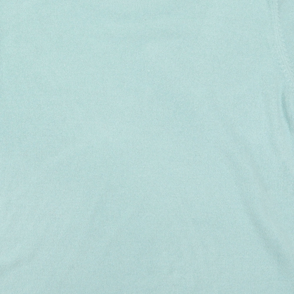 Marks and Spencer Womens Blue Knit Pullover Jumper Size 14