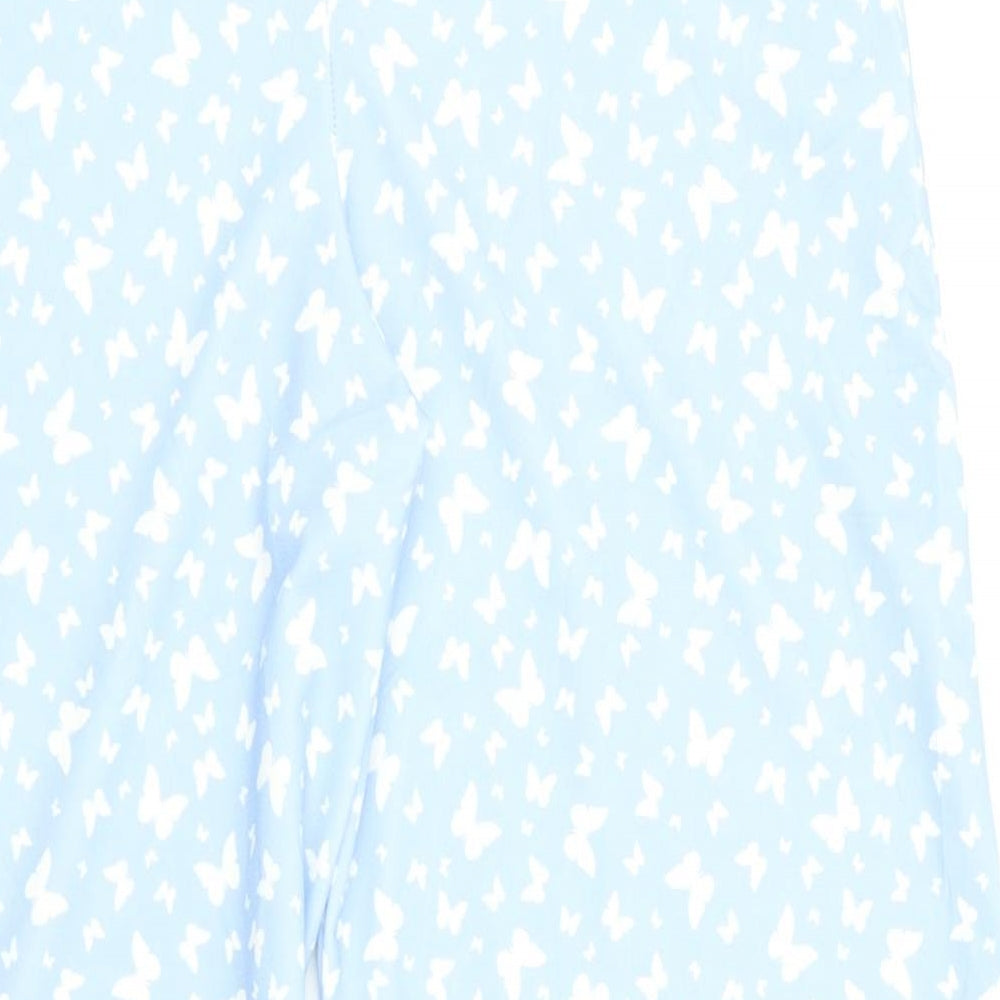 In the Style Womens Blue Harem Trousers Size 12 L27 in