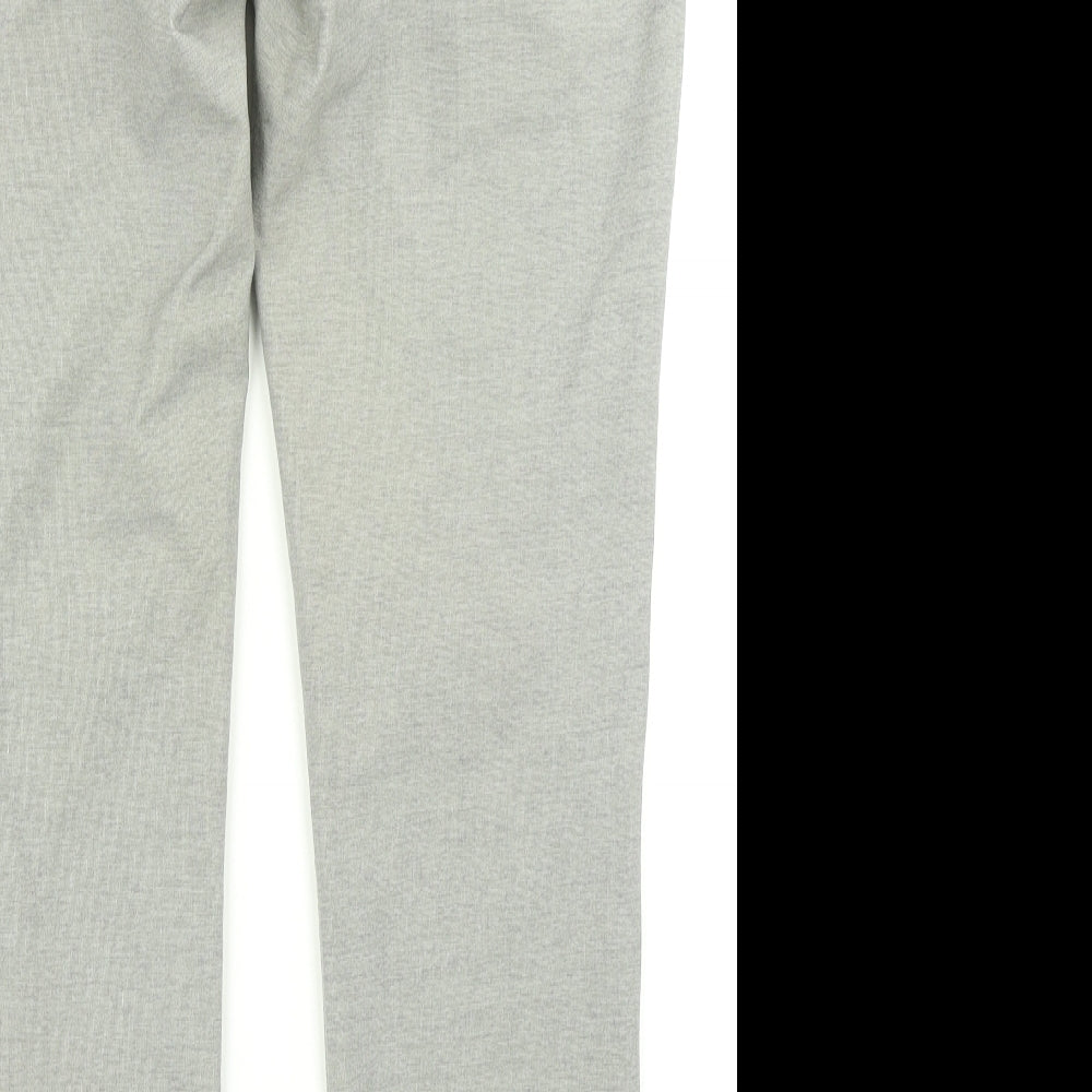H&M Womens Grey Trousers Size 10 L27 in