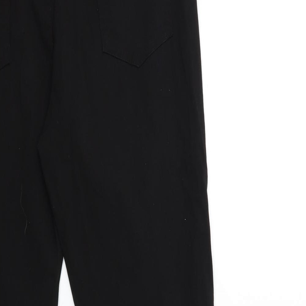 Preworn Womens Black Trousers Size 30 in L29 in