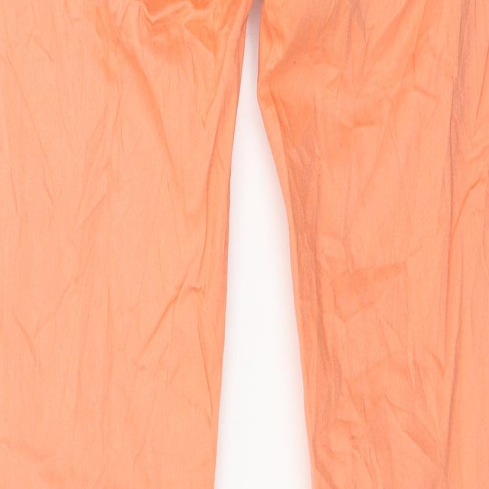 Reals Jeans Womens Orange Denim Skinny Jeans Size 8 L31 in